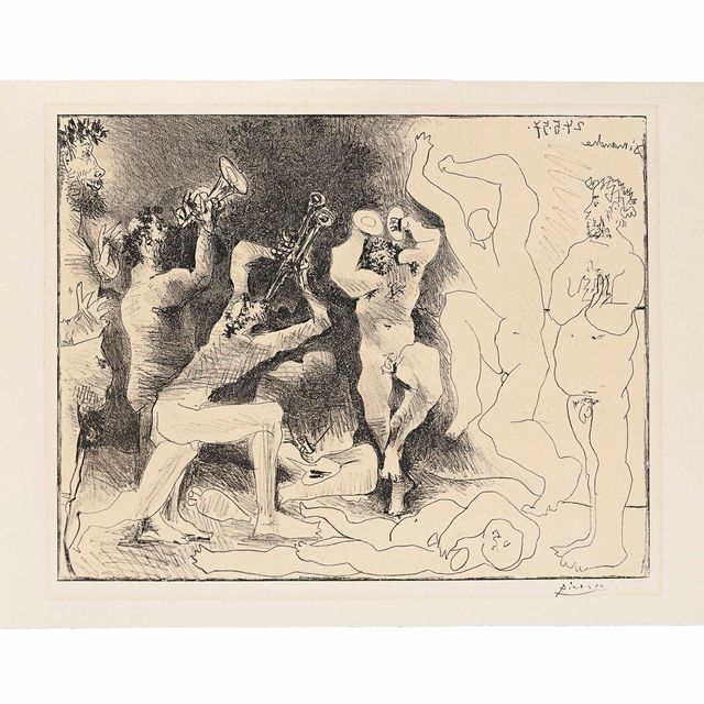 Pablo Picasso — Танец фавнов (Блох 830; Мурло 291)