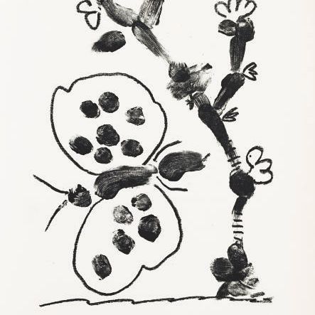 Pablo Picasso — Тристан Тцара, "Воспоминания о человеке", Борда, Париж, 1950 (стр. 665-673; Cramer books, 59)