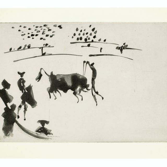 Pablo Picasso — Клавандо в паре с бандерильями из Тавромакии