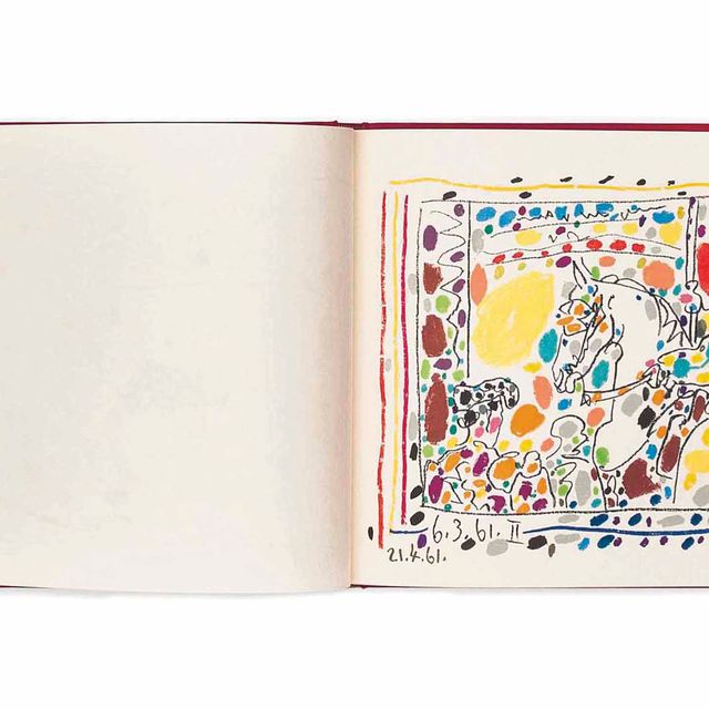 Pablo Picasso — "Лос-Торос" Хайме Сабарте, редактор Андре Соре, Монте-Карло, 1961 (Блох 1014-17, Мурло 346, 348-50; Крамер букс 113)
