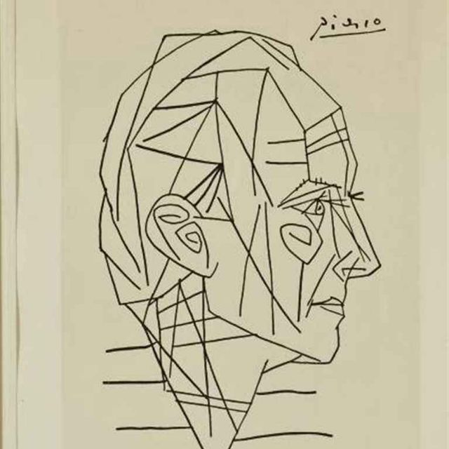 Pablo Picasso — Портрет Поля Элюара (ср. Czwiklitzer 109)