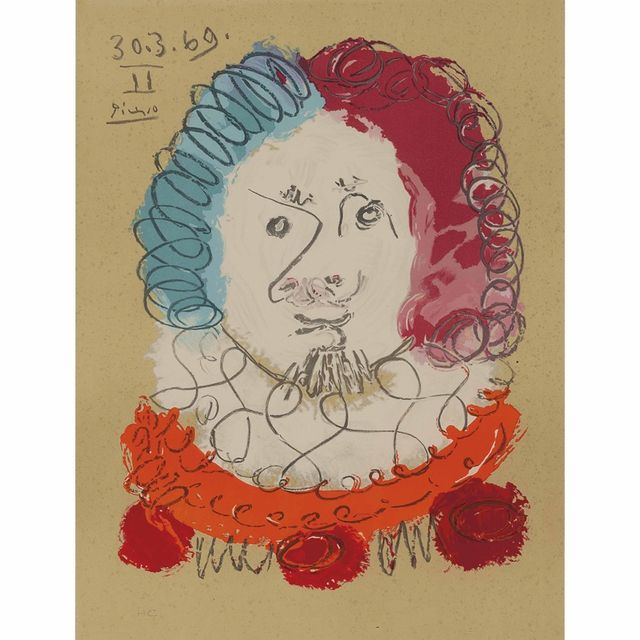 Pablo Picasso — Воображаемые портреты : одна тарелка
