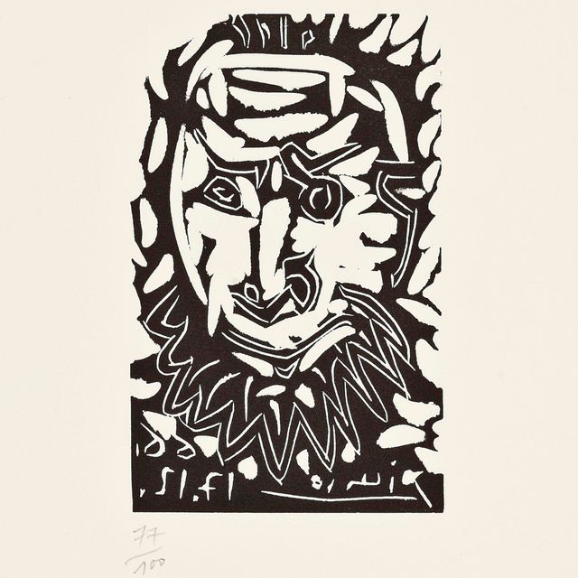 Pablo Picasso — Встреча с человеком Барбу (Блох, 1240; Бэр, 1850)