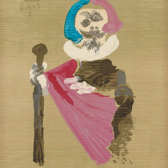 Pablo Picasso — Воображаемые портреты : одна тарелка