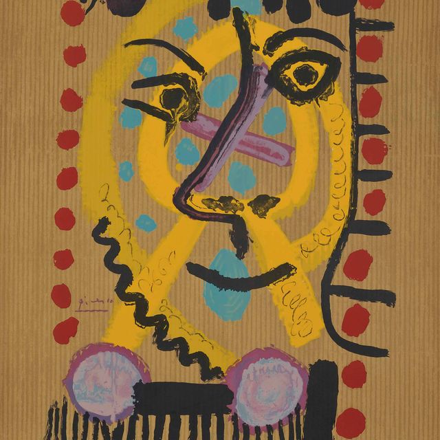 Pablo Picasso — Воображаемые портреты: Одна тарелка