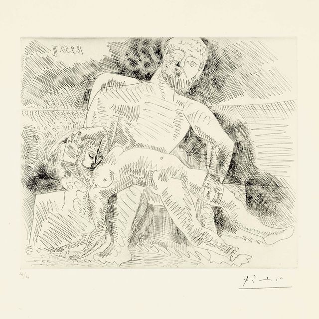 Pablo Picasso — Мужской костюм для женщин нового поколения (775 блох; 950 Баер)