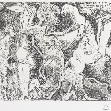 Pablo Picasso — Первый, для зрителей (Р. 1436; Ba. 1466)