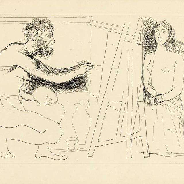 Pablo Picasso — Художник, сын Шевале, от шеф-повара в Конну (Блох, 93; Крамер, 20)
