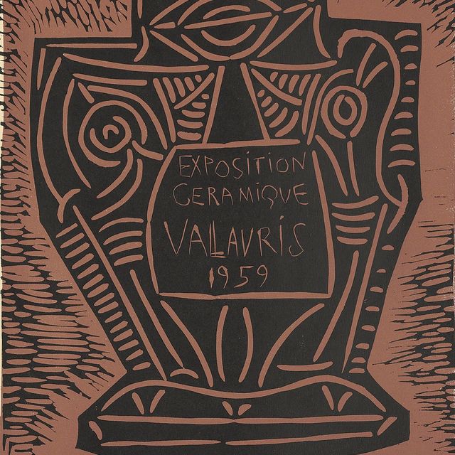 Pablo Picasso — Выставка Сермики Валлорис, 1959 год
