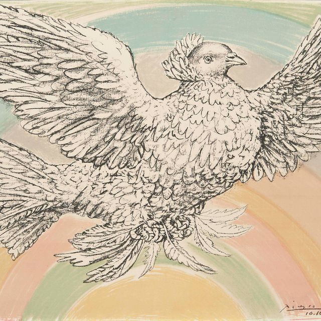 Pablo Picasso — Коломб летающий (Франция) (Блох, 712; Мурло, 214; Цвиклитцер, 150)