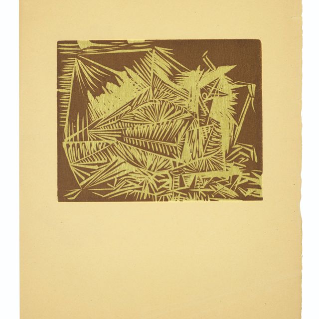 Pablo Picasso — Голубино, из "40 дней Пикассо и Марж дю Буффон"