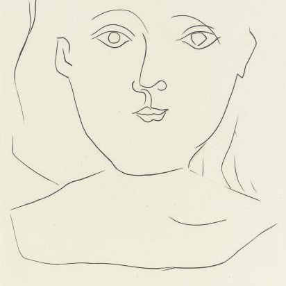 Pablo Picasso — Поль Валери и другие, "Дневники светлой истории освобождения Парижа", La S.I.P.E., Париж, 1945 (стр. 372; Cramer books, 41)