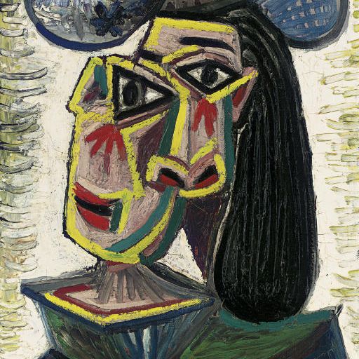 Pablo Picasso — Тет-а-тет с женщиной (Дора Маар)