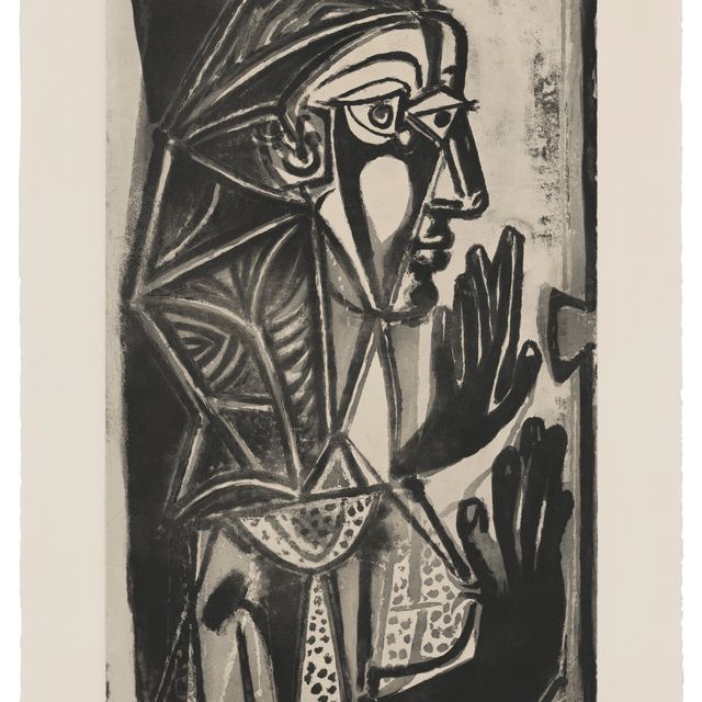 Pablo Picasso — Женщина в зеркале