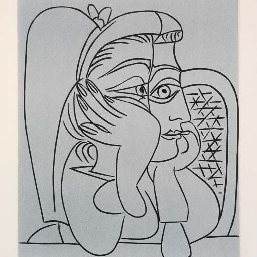 Pablo Picasso — Женское платье (B. 922; Ba. 1240 Bb)