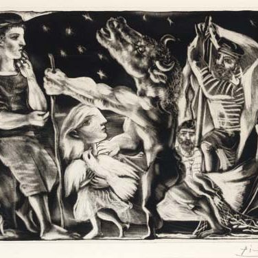 Pablo Picasso — Минотавр - путеводитель по ночной жизни, из оперы "Сюита Воллара" (B. 225; Ba. 437 Bd)