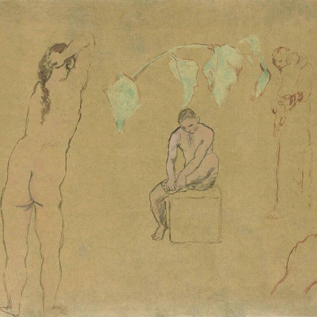 Pablo Picasso — Этюд для "Сальтимбанков"