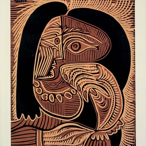 Pablo Picasso — Женщина в колье (B. 928; Ba. 1258 IIBb)