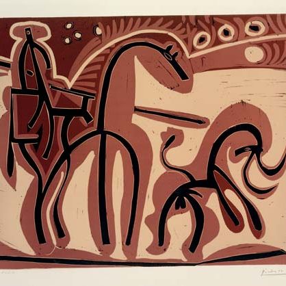 Pablo Picasso — Пикадор и Торо (B. 907; Ba. 1229 IVBb)