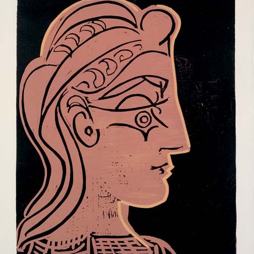 Pablo Picasso — Тет-а-тет с женщиной (B. 905; Ba. 1246 IV Вв)