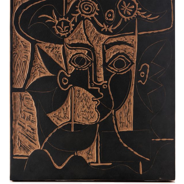 Pablo Picasso — Большой тет-а-тет с женщиной в главной роли (A.R. 518)