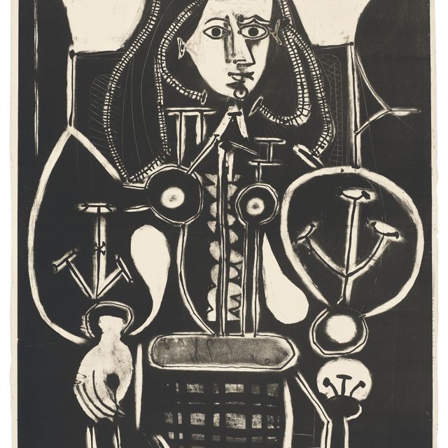 Pablo Picasso — Женская красота № 4 (до появления фиалки)