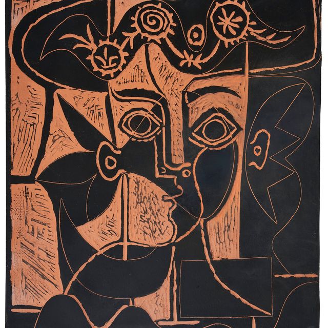 Pablo Picasso — Большой тет-а-тет с женщиной в главной роли (A.R. 518)