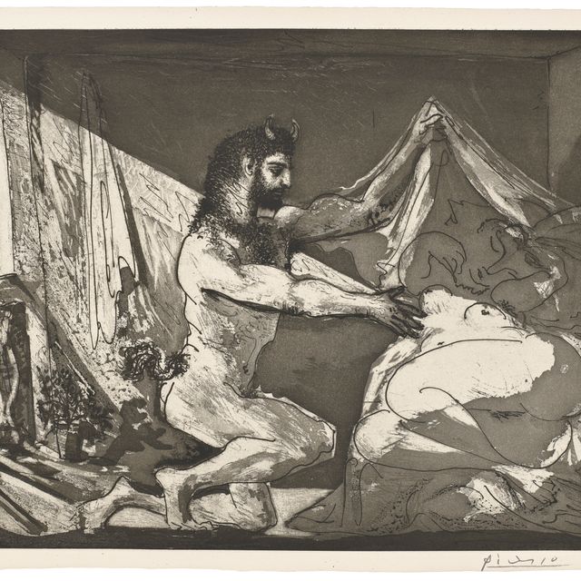 Pablo Picasso — "Молодой и женственный фаворит", от: La Suite Vollard