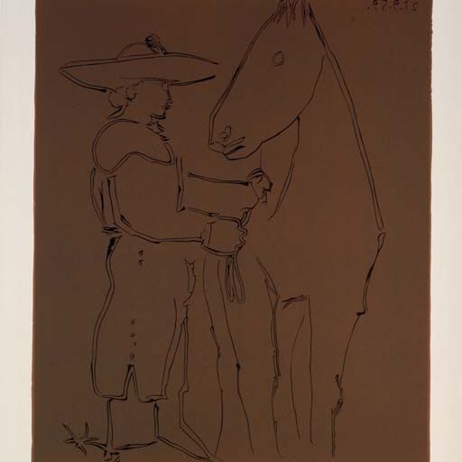 Pablo Picasso — Пикадор и рыцарь (р. 912; В. 1237 до н. э.)