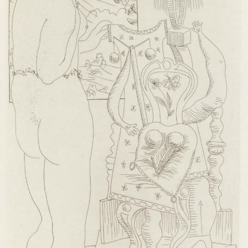 Pablo Picasso — Сюрреалистическая модель и скульптура, фото 74 из коллекции La Suite Vollard (B. 187; Ba. 346)