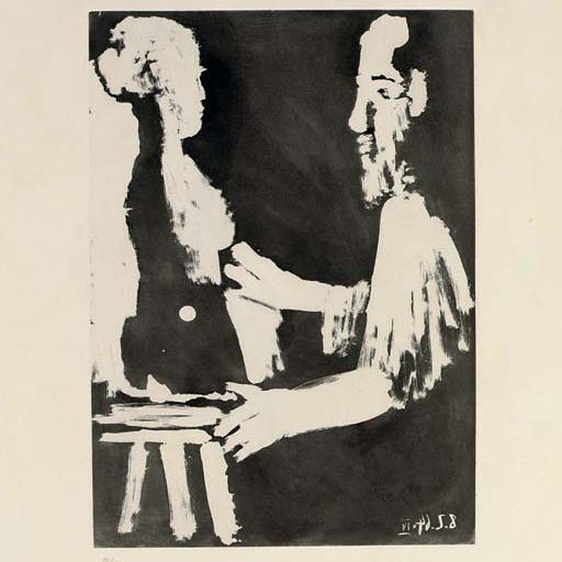 Pablo Picasso — Пьер Реверди, Сейбл Муван, Луи Бродер, Париж, 1966 (С. 136, стр. 1183-1192)