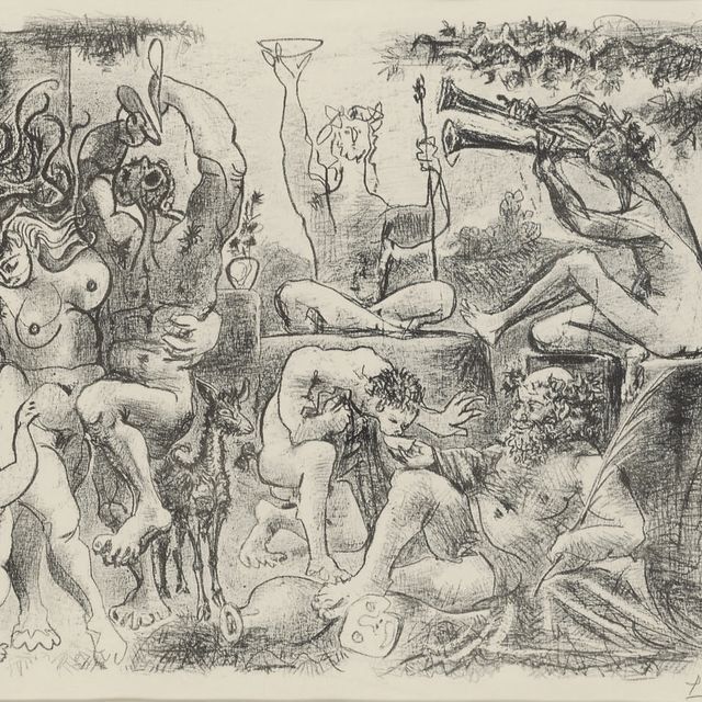 Pablo Picasso — Дань уважения Вакху (B. 1006; M. 336)