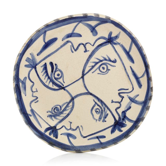Pablo Picasso — Четыре профиля в Англии (A.R. 87)
