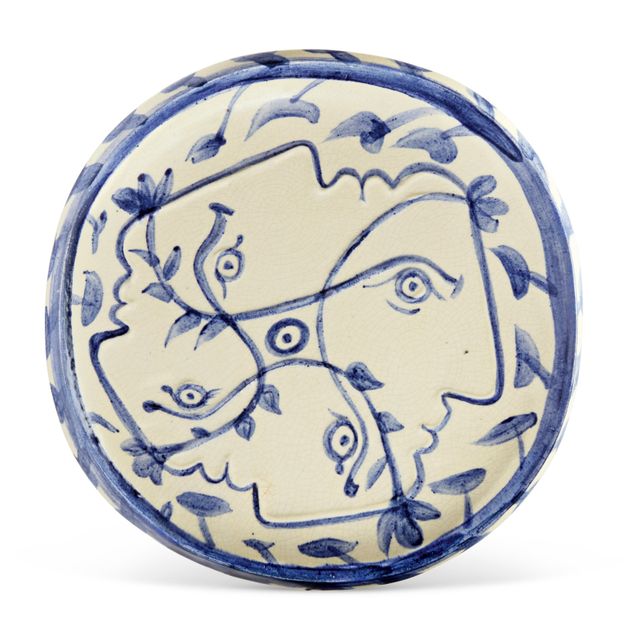 Pablo Picasso — Четыре профиля в Англии (A.R. 87)
