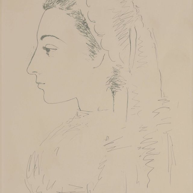Pablo Picasso — Жаклин де Профиль
