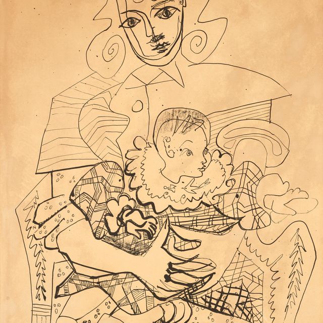Pablo Picasso — Инес и ее ребенок