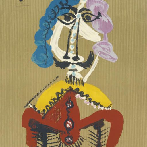 Pablo Picasso — Воображаемые портреты : Одна тарелка