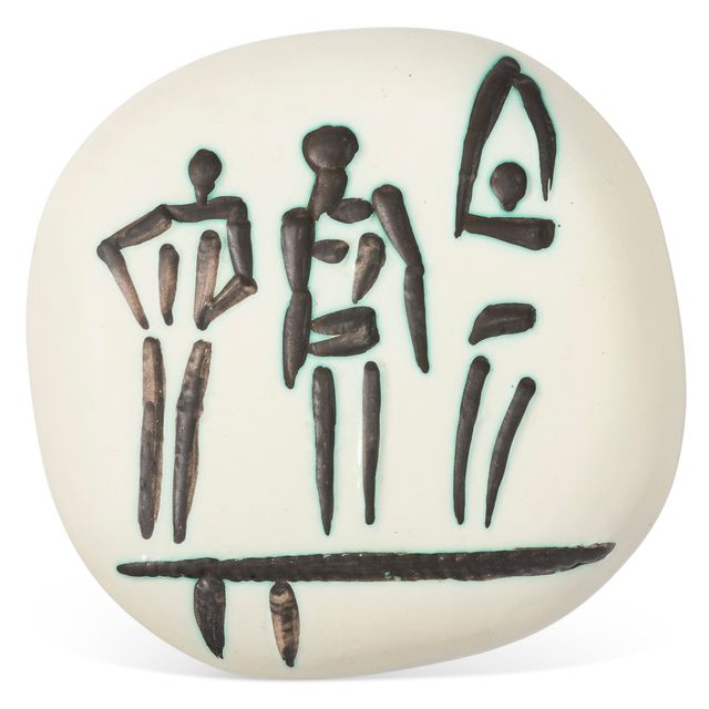 Pablo Picasso — Трое персонажей в Тремплене (A.R. 375)