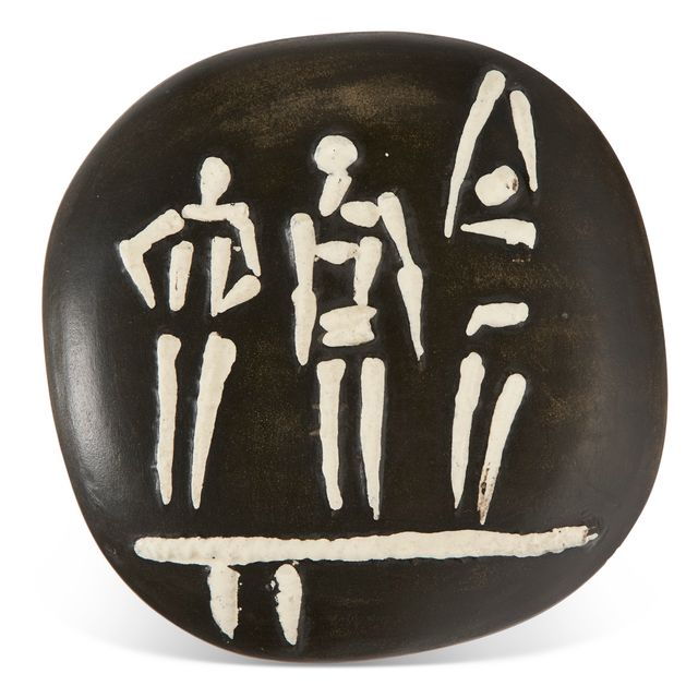 Pablo Picasso — Трое персонажей в Тремплене (A.R. 374)