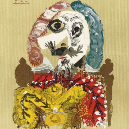 Pablo Picasso — Воображаемые портреты : Одна тарелка
