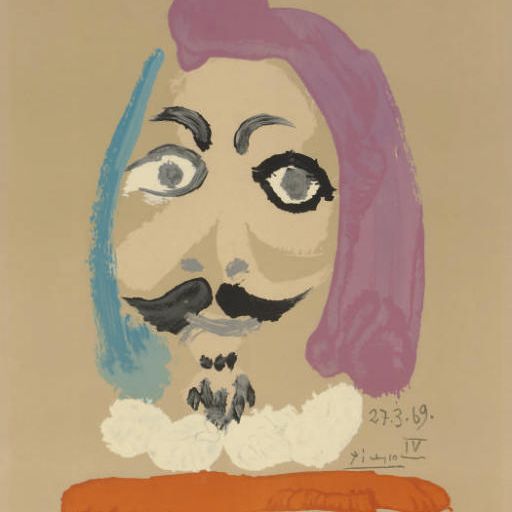 Pablo Picasso — Воображаемые портреты : Одна тарелка