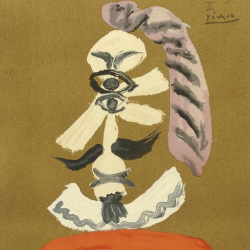 Pablo Picasso — Воображаемые портреты : Одна тарелка