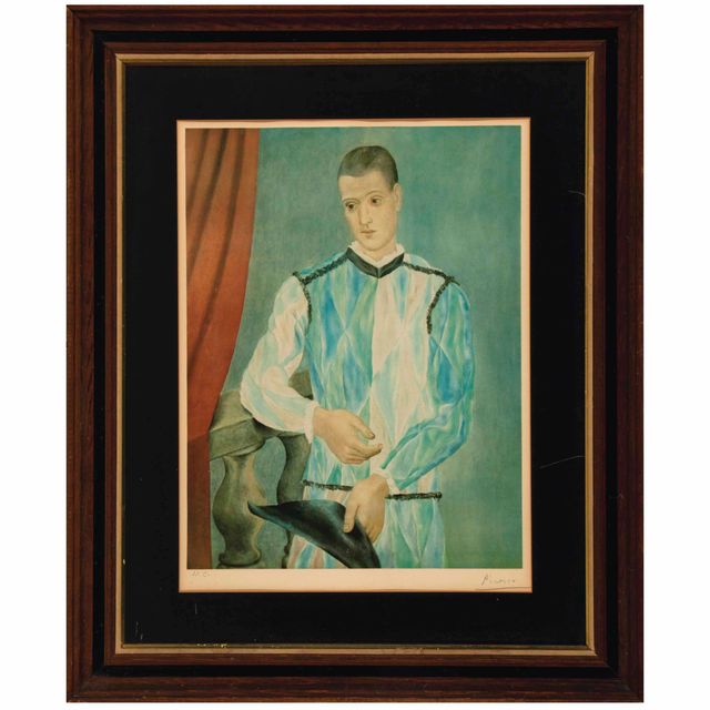 Pablo Picasso — "Арлекин" из серии "Барселона" (Czwiklitzer 230)