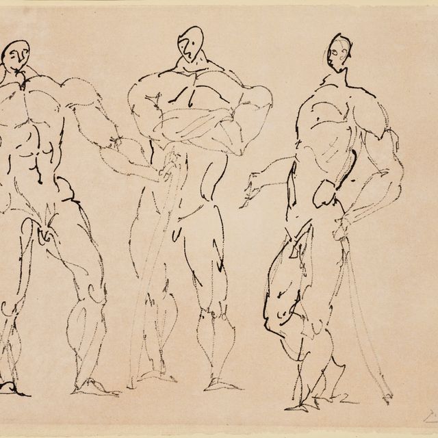 Pablo Picasso — Трое эскизов Аполлинера