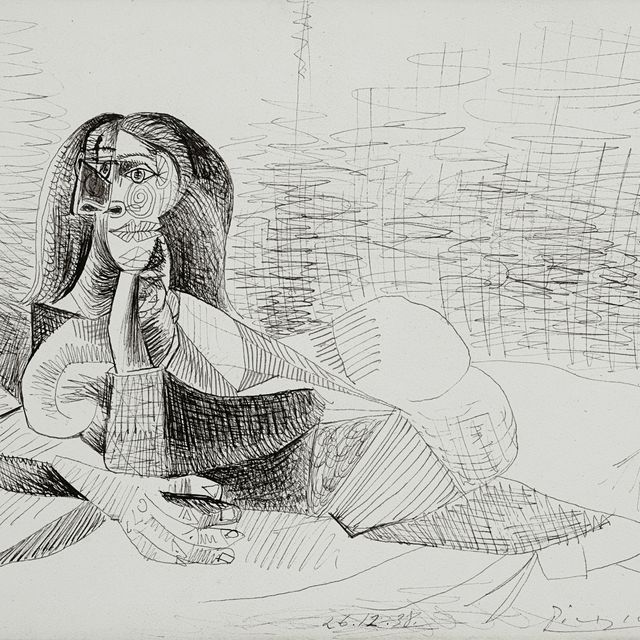Pablo Picasso — Женщина-аллонжер (Дора Маар)