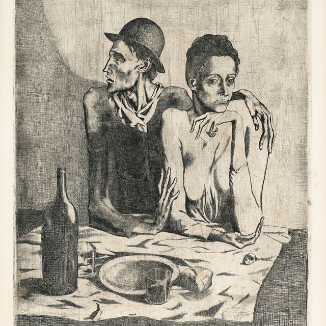 Pablo Picasso — Скромный обед из "Свиты Сальтимбанков"