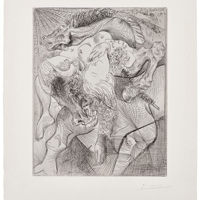 Pablo Picasso — Мария-Тереза в роли роковой тореро из "Ла Сюит Воллар"