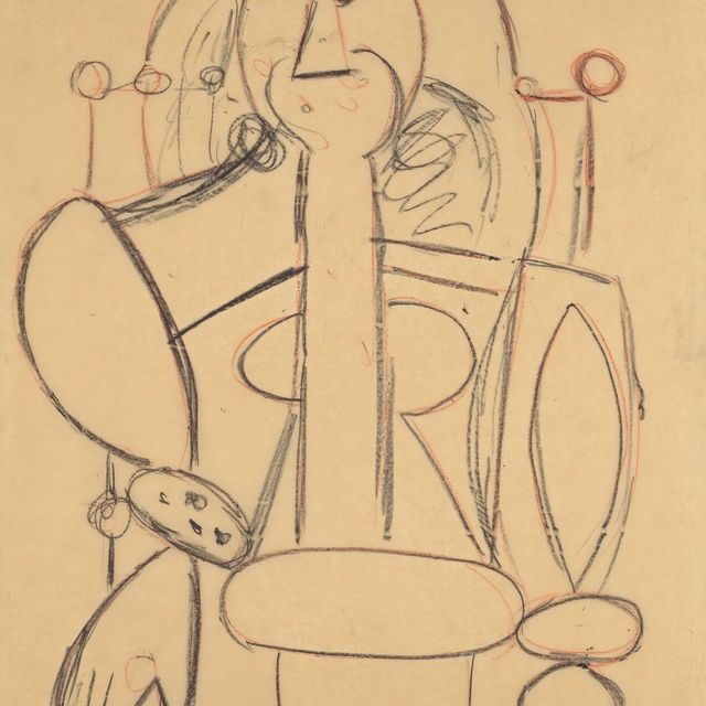 Pablo Picasso — Женщина в одиночестве