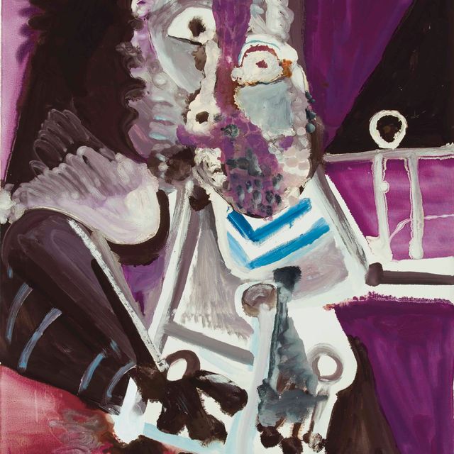 Pablo Picasso — Homme assis (Марди гра)