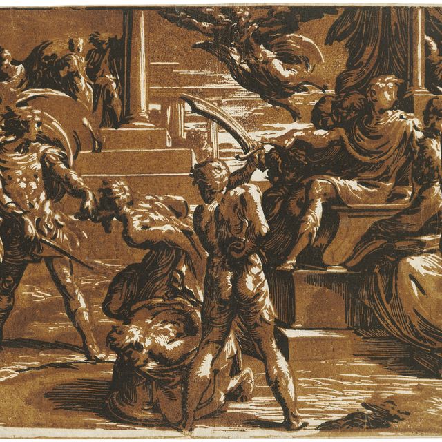 Parmigianino — Мученическая смерть двух святых